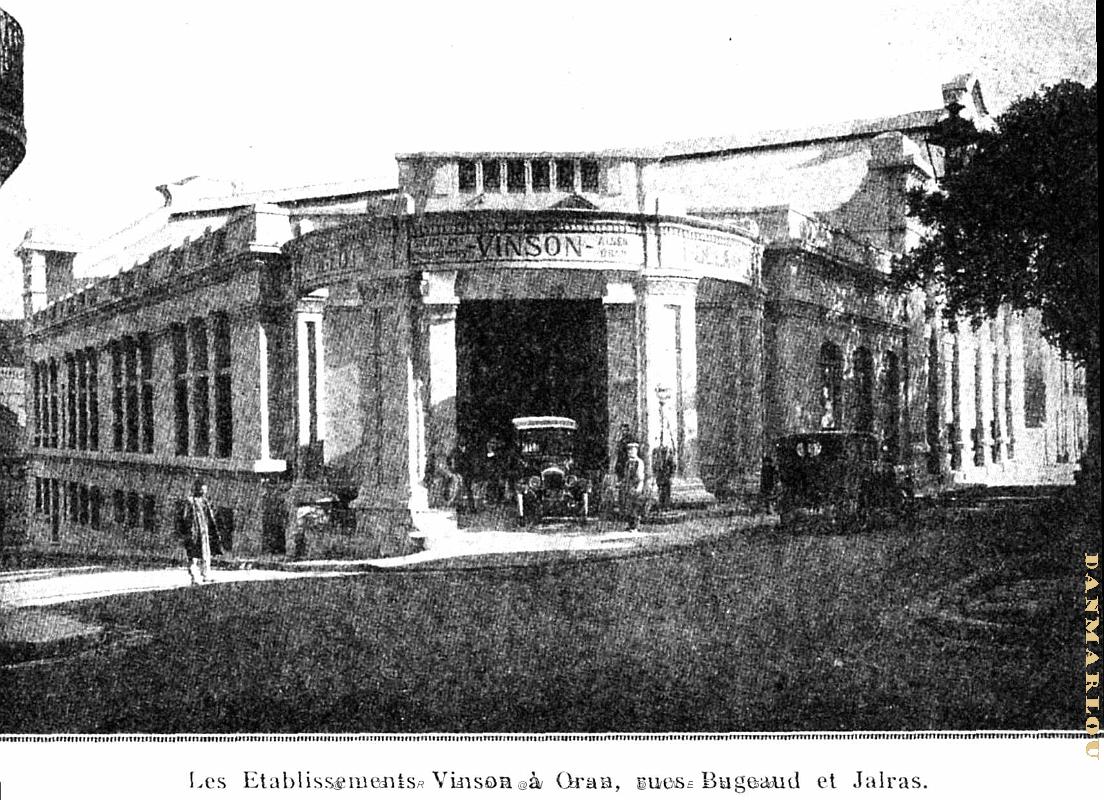 Oran - Rue Bugeaud et Jalras  - Garage Vinson.JPG